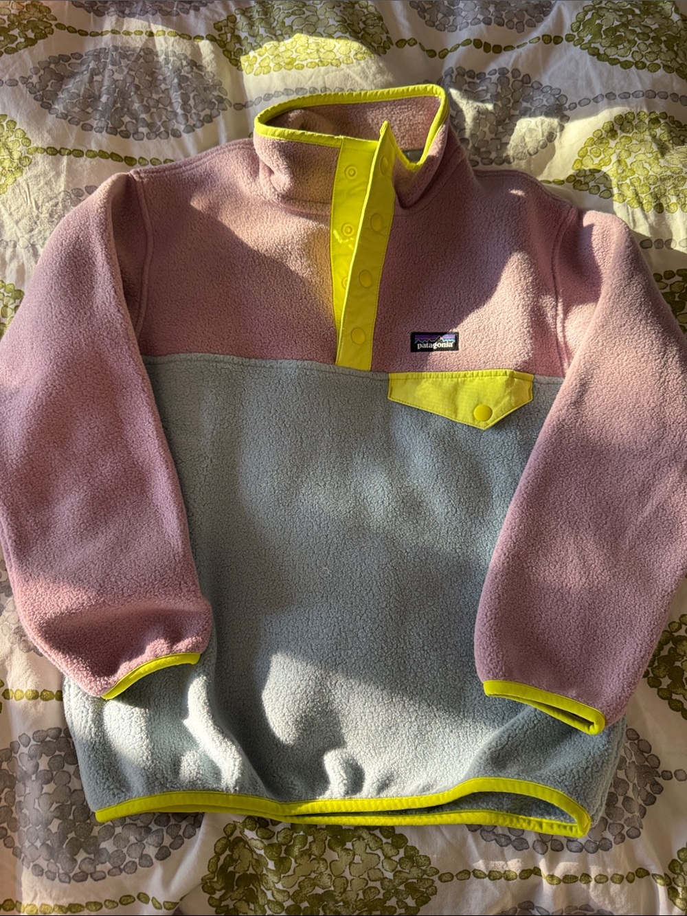 NWT Patagonia Kids’ Lightweight Synchilla Snap-T Fleece Pullover
